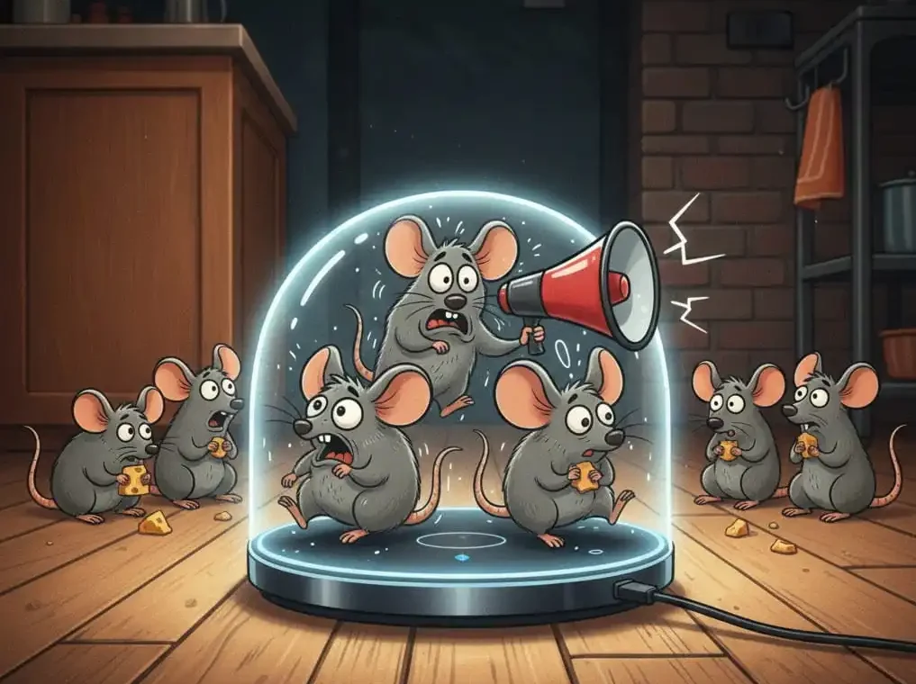 Muizen verjagen met geluid